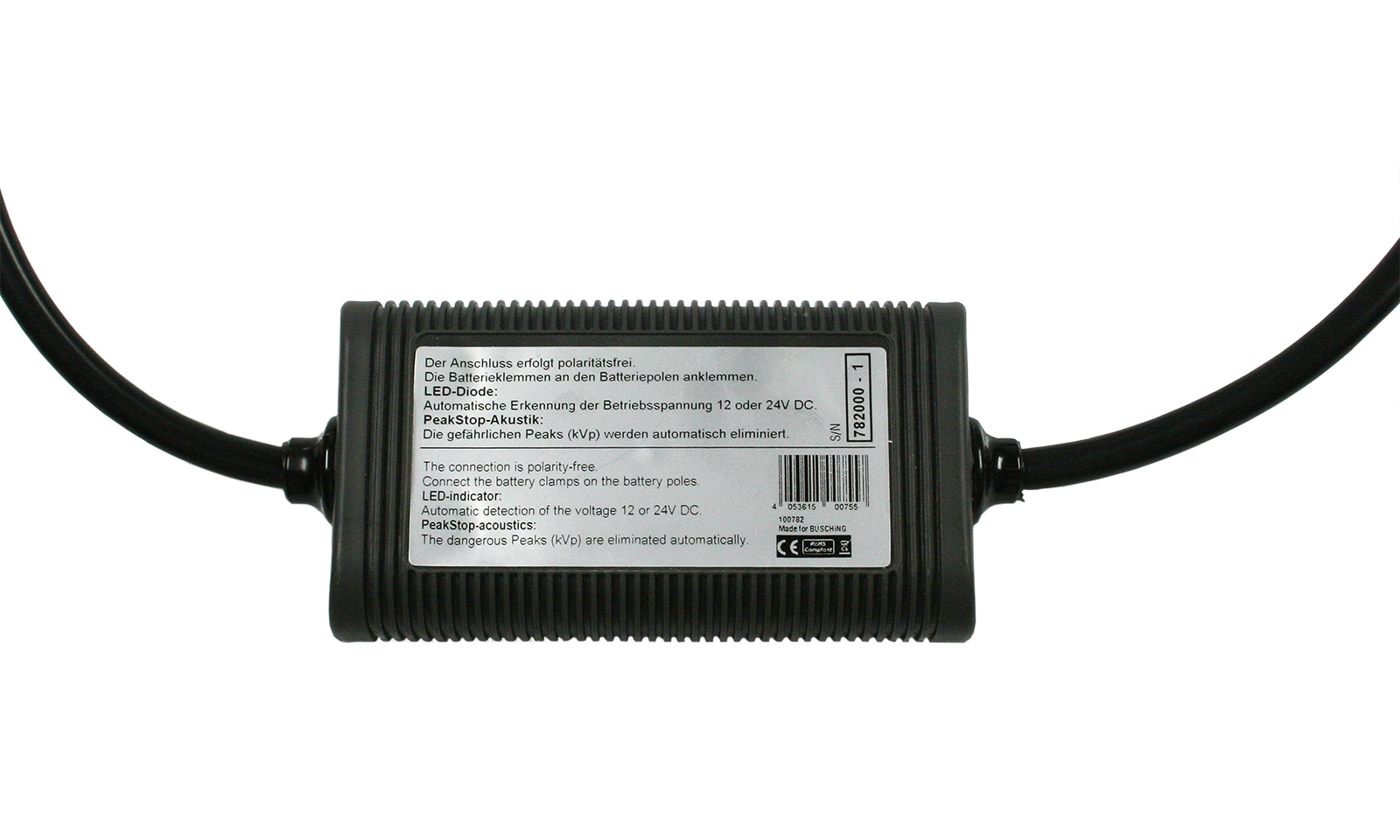 Überspannungsschutz BlackBox, 12 / 24 V - Batterie-Zubehör - Rund um die  Batterie - Produkte - BUSCHiNG GmbH Tankstellen- und Werkstattgeräte