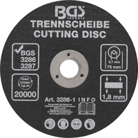 - - KG BGS 75 BGS technic Produkte Schleifer mm - Druckluftwerkzeuge Druckluft-Trennschneider | - -