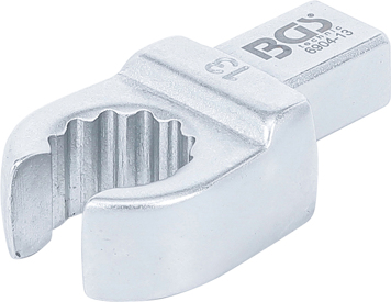 Einsteck-Ringschlüssel | offen | 13 mm | Aufnahme 9 x 12 mm - 9 x 12 mm -  Einsteck-Ringschlüssel - Einsteckwerkzeuge - Drehmoment-Werkzeuge - BGS -  Produkte - BGS technic KG