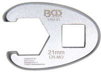12,5 | mm mm Schraubenschlüssel - BGS technic Hahnenfußschlüssel-Satz | (1/2\