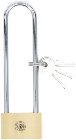 Brass Padlock | extra high Shackle | 40 mm - Padlocks - Locks 
