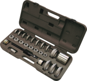 Radlager-Werkzeug-Satz, für VAG, Radlager-Nabeneinheit 85 mm, Radlager/Gummibuchse, Achse/Lenkung/Getriebe, Spezialwerkzeuge KFZ