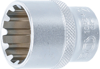 BGS technic Coffret de Douilles Gear Lock 6,3 mm (1/4) / 10 mm (3/8) /