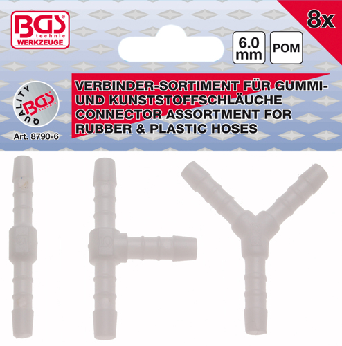 BGS Karosserie-Blechmuttern- und Schrauben-Sortiment 3-4-5-6mm