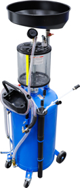 BGS Ölabsaugpumpe Druckluft-Öl-Absauggerät, 70 Liter