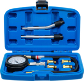 LLCTOOLS Werkzeugset 13tlg Motor Öldruck Tester Öldruckprüfer Messgerät  Prüfgerät Werkzeug 0-35 bar